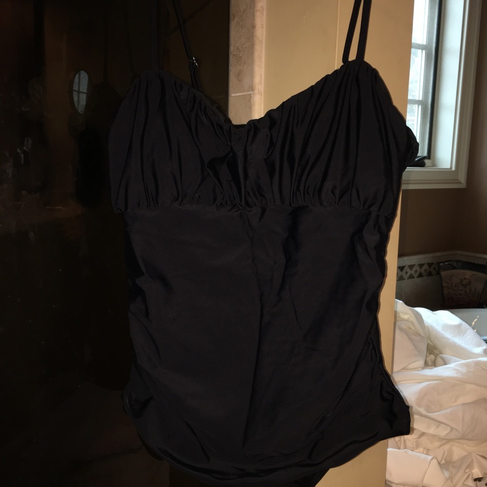 NWOT black one piece bathing suit